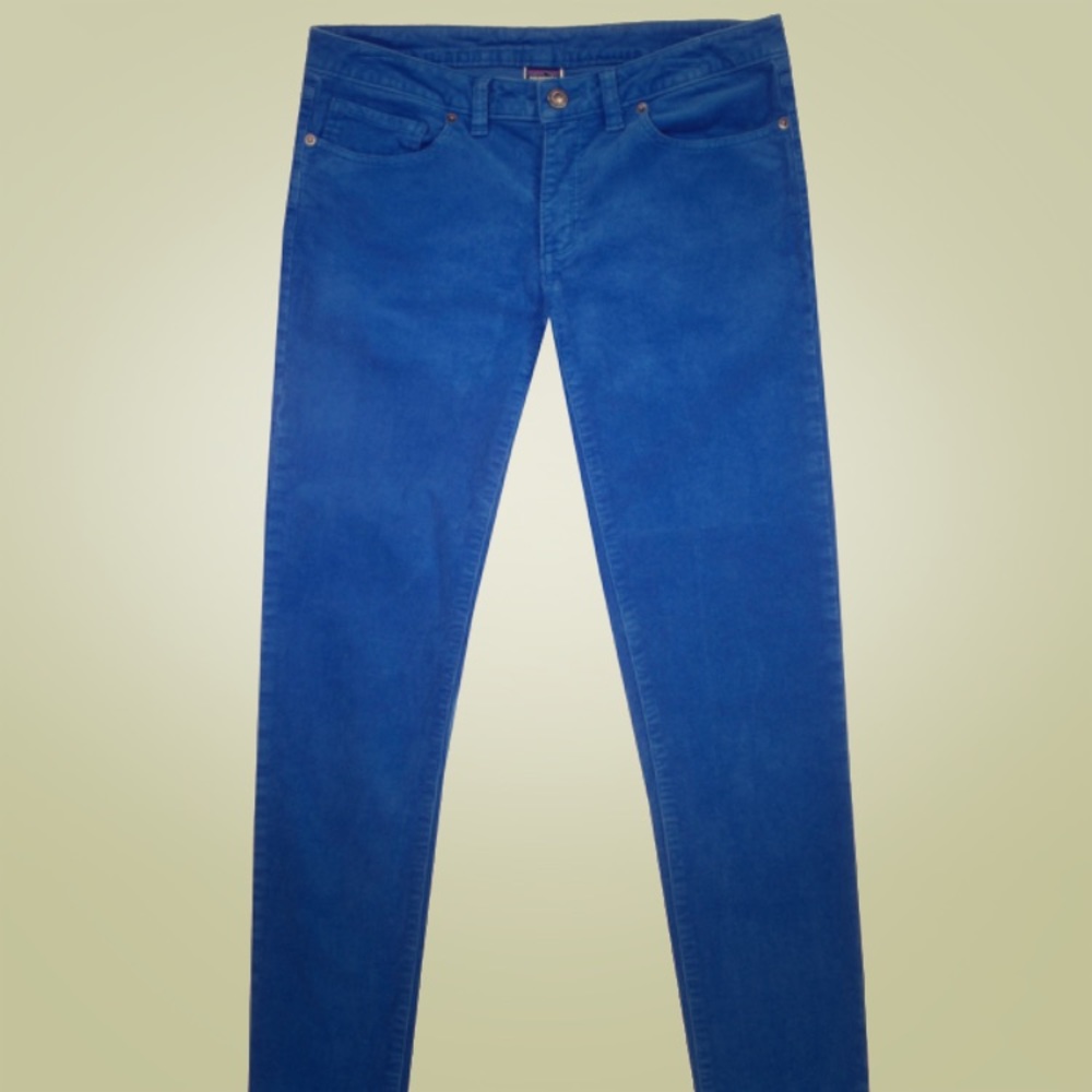 Patagonia vibrant indigo straight legged cords